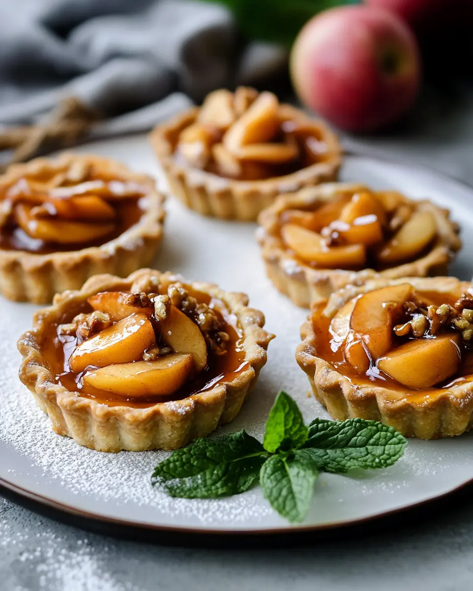 Tartelettes mit karamellisierten Äpfeln First Image First Image