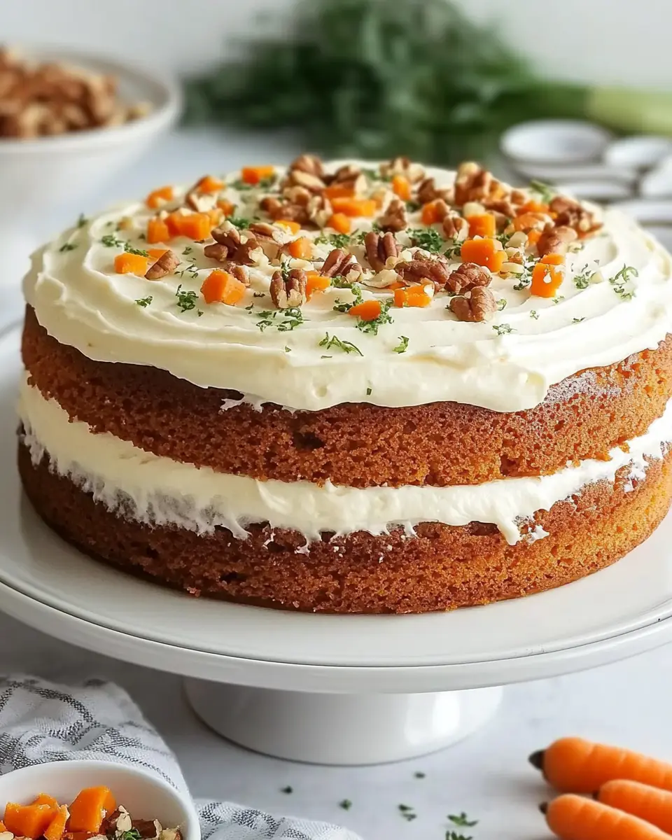 Karottenkuchen mit Frischkäse Frosting: Saftig & Einfach Lecker 7