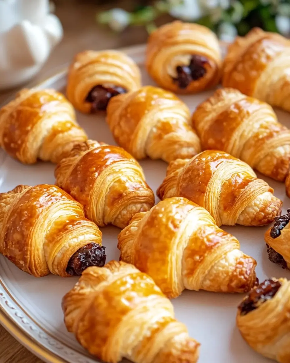 Gefüllte Mini Croissants: Süßes Fingerfood für Glücksmomente 7
