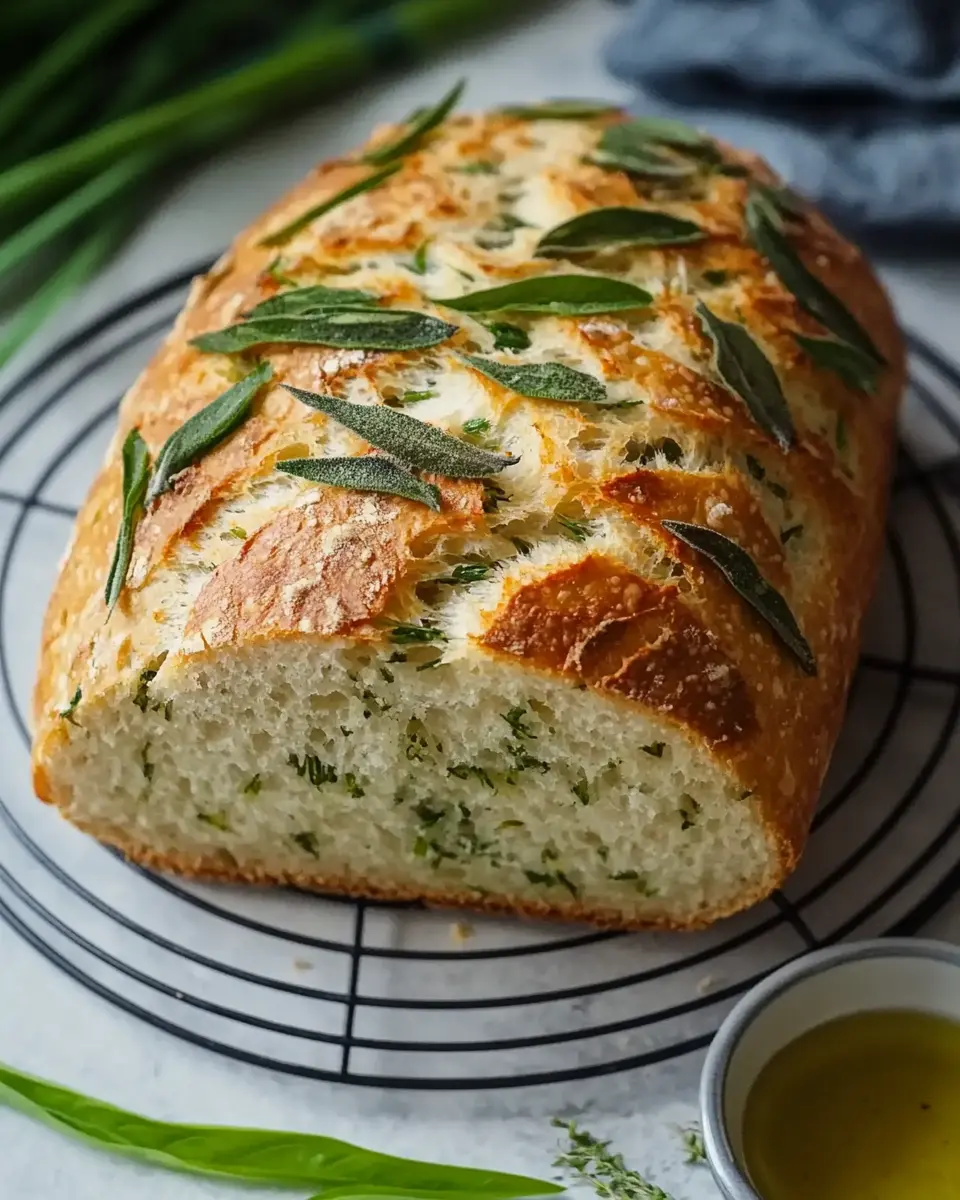 Bärlauchbrot mit wenig Hefe – Bestes Rezept First Image First Image