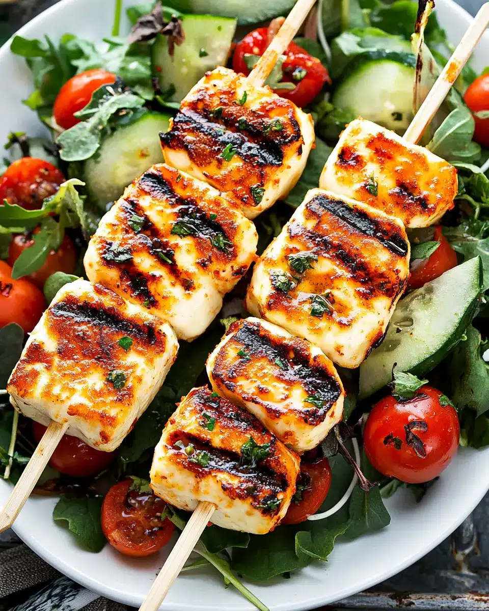 Halloumi-Spieße mit buntem Salat: Juicy Bites You'll Love 5