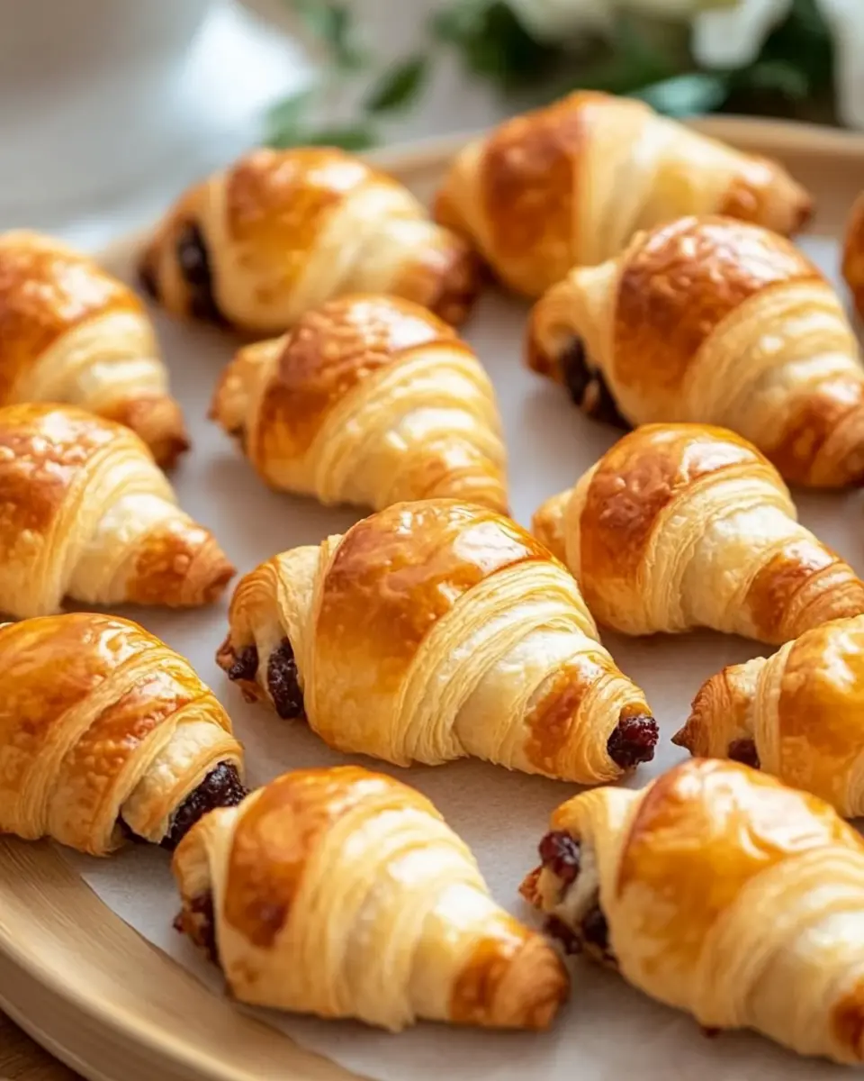 Gefüllte Mini Croissants: Süßes Fingerfood für Glücksmomente 5