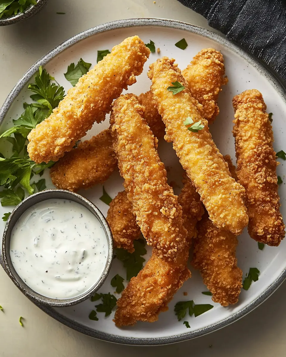 Hähnchen-Sticks mit Ranch Dip: Irresistibly Crispy Delight 7