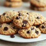 Haferflocken Cookies mit Schokolade First Image First Image