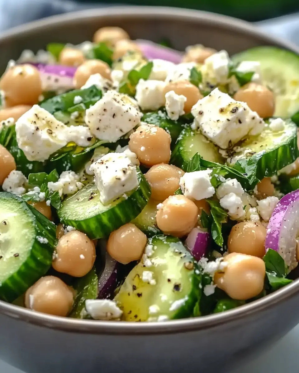 Gurkensalat mit Kichererbsen und Feta – 5 Gründe für das Sommer-Highlight First Image First Image