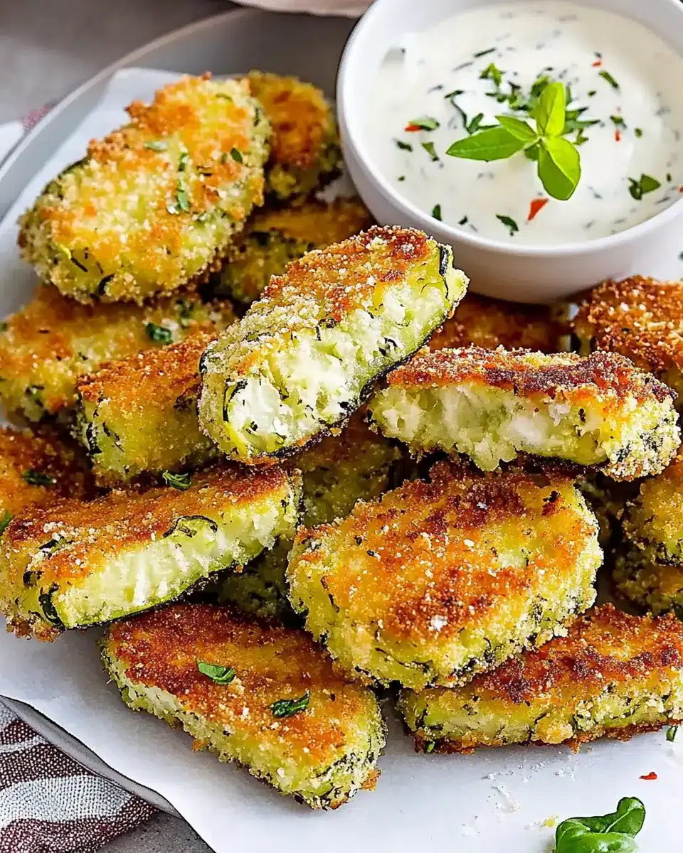 Zucchini-Kroketten aus dem Ofen First Image First Image