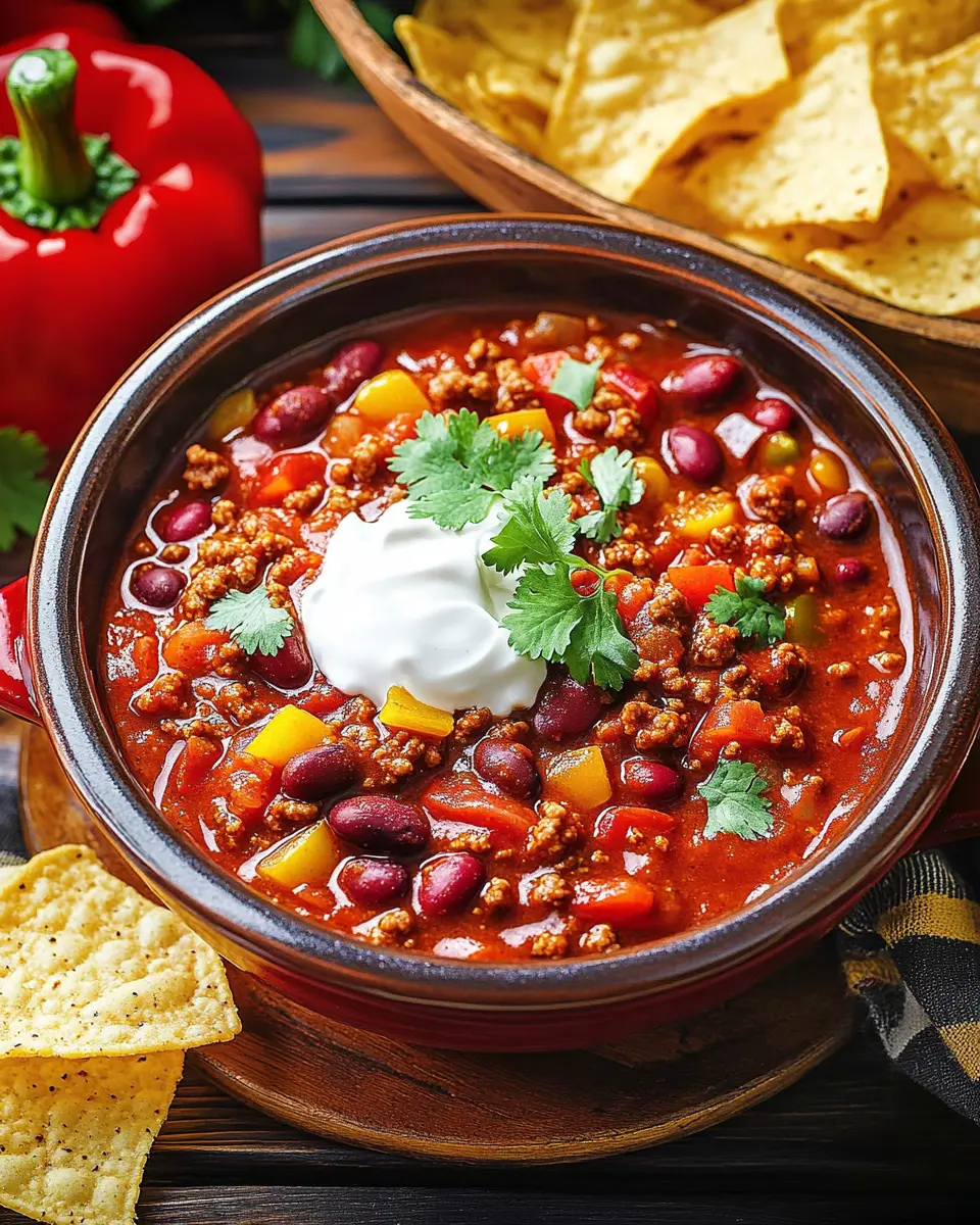 Chili con Carne Rezept schnell und einfach First Image First Image
