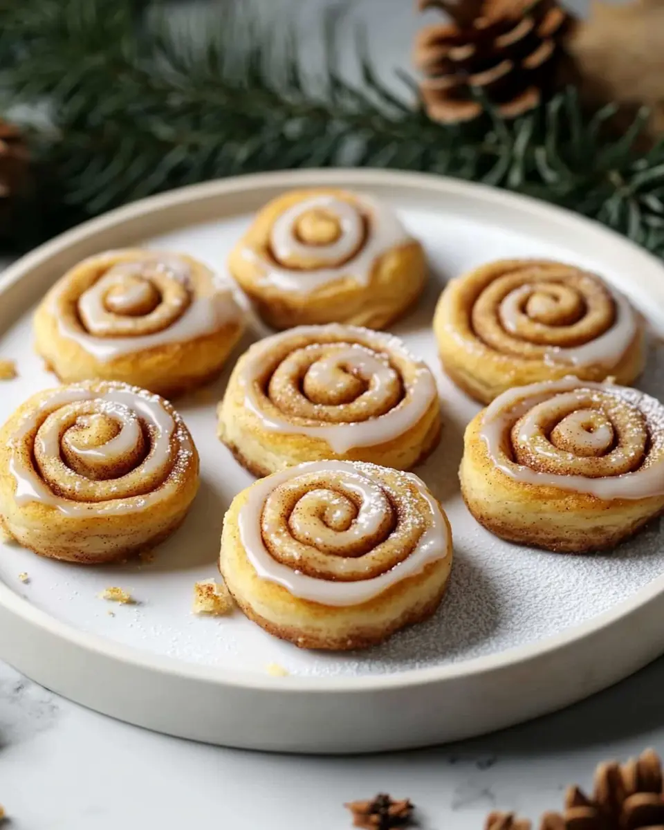 Zimtschnecken-Plätzchen – Mini-Zimtschnecken für die Keksdose First Image First Image