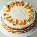 Möhren-Walnuss-Torte mit Frischkäse First Image First Image