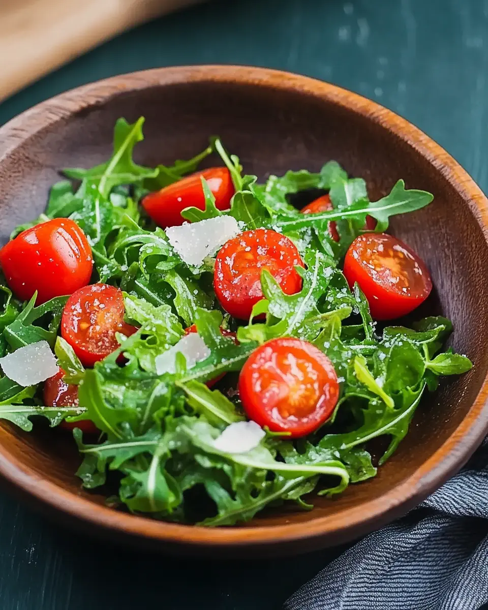 Rucola Salat mit Tomaten First Image First Image