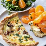 Sellerie-Quiche mit Clementinensalat First Image First Image