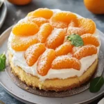 Veganer Fantakuchen mit Mandarinen und Schmand – Bestes Rezept First Image First Image