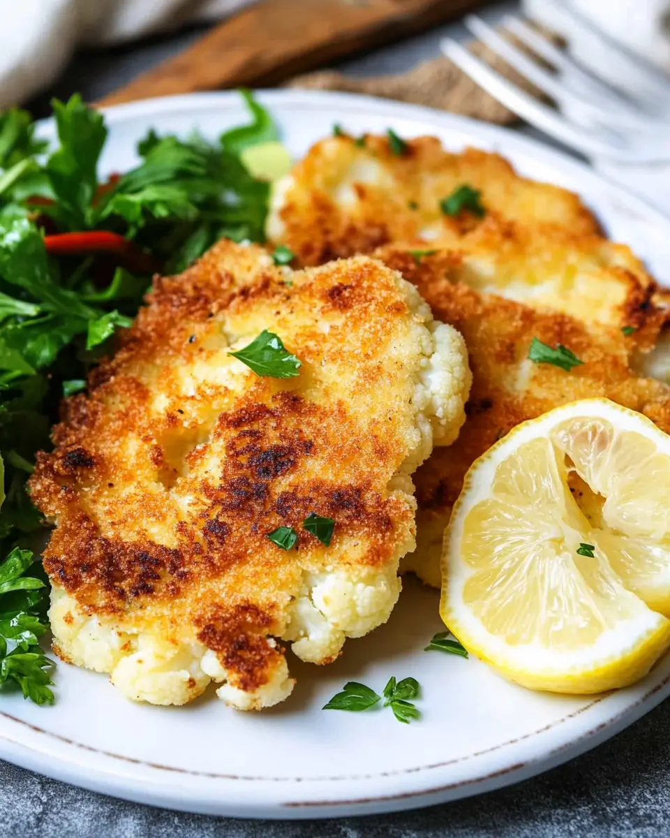 Blumenkohlschnitzel ganz einfach First Image First Image
