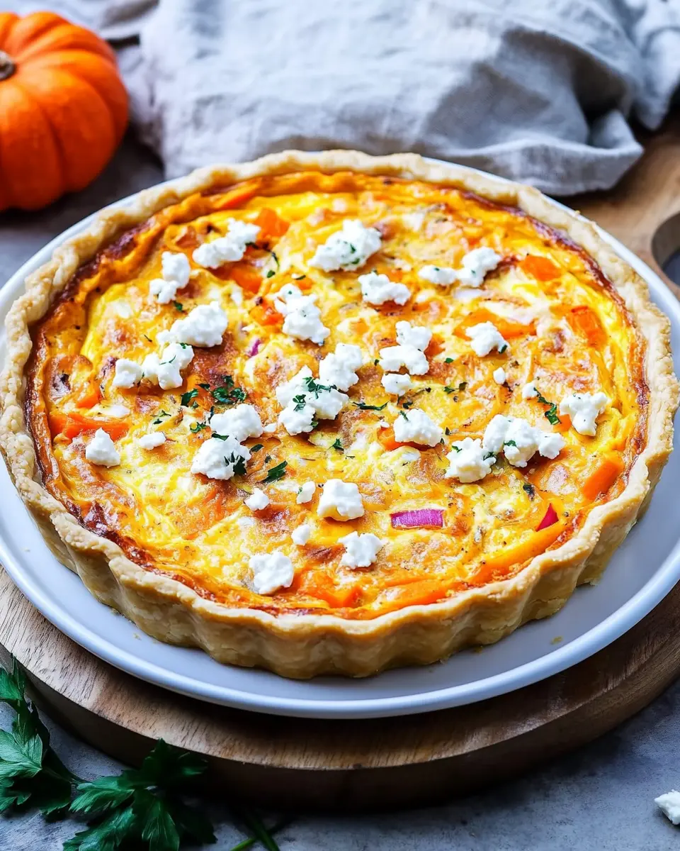 Kürbis-Quiche mit Feta First Image First Image