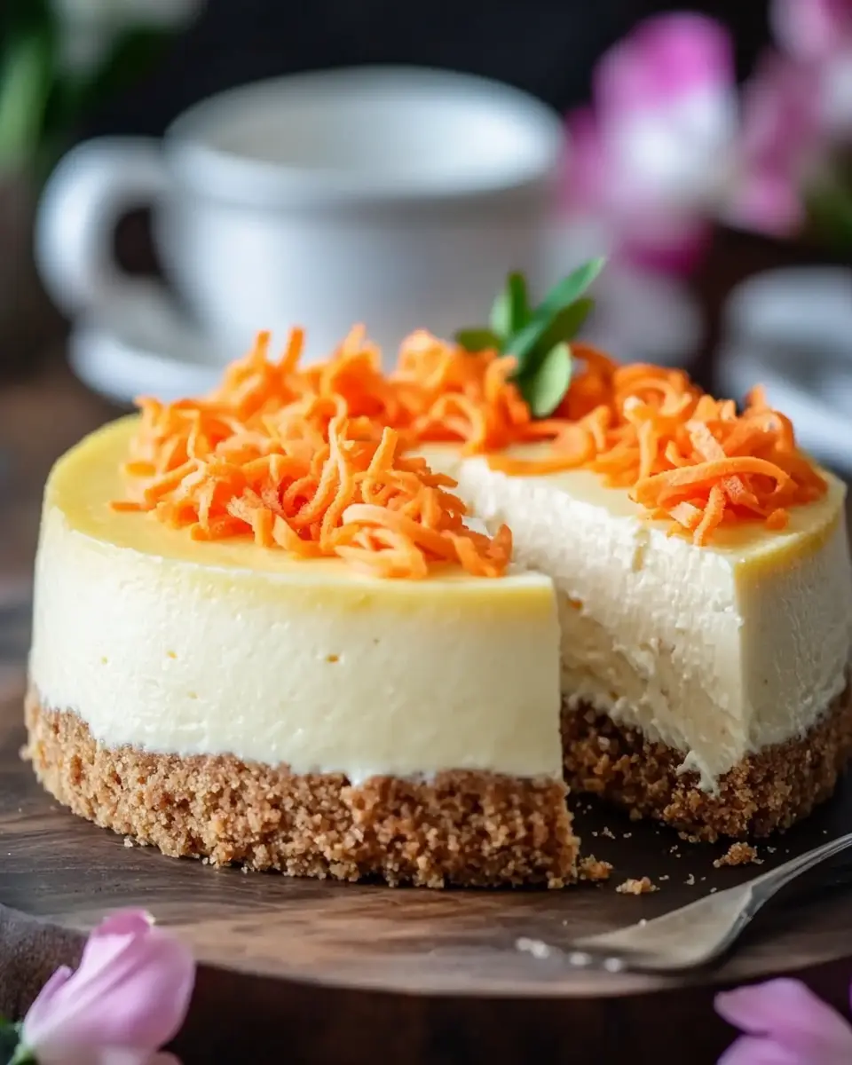 Der saftigste Karotten Cheesecake-Cheesecake – das ultimative Osterrezept First Image First Image