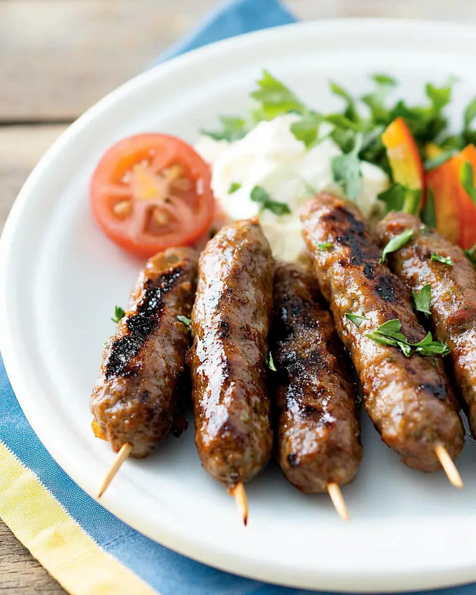 Gegrillte Cevapcici: Juicy Skewers That Outshine Takeout 6
