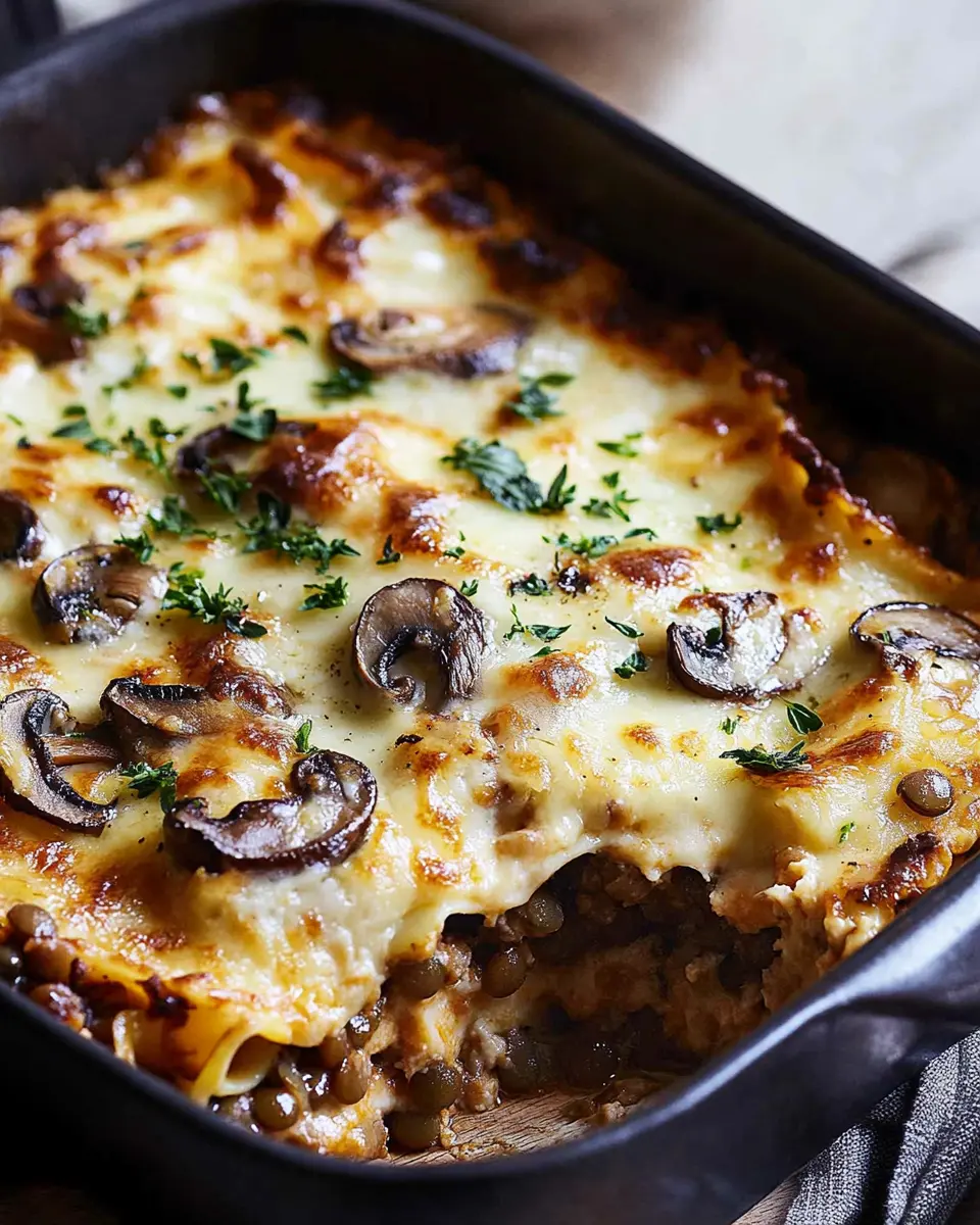 Lasagne mit Linsen und Pilzen: A Cozy, Hearty Delight! 7