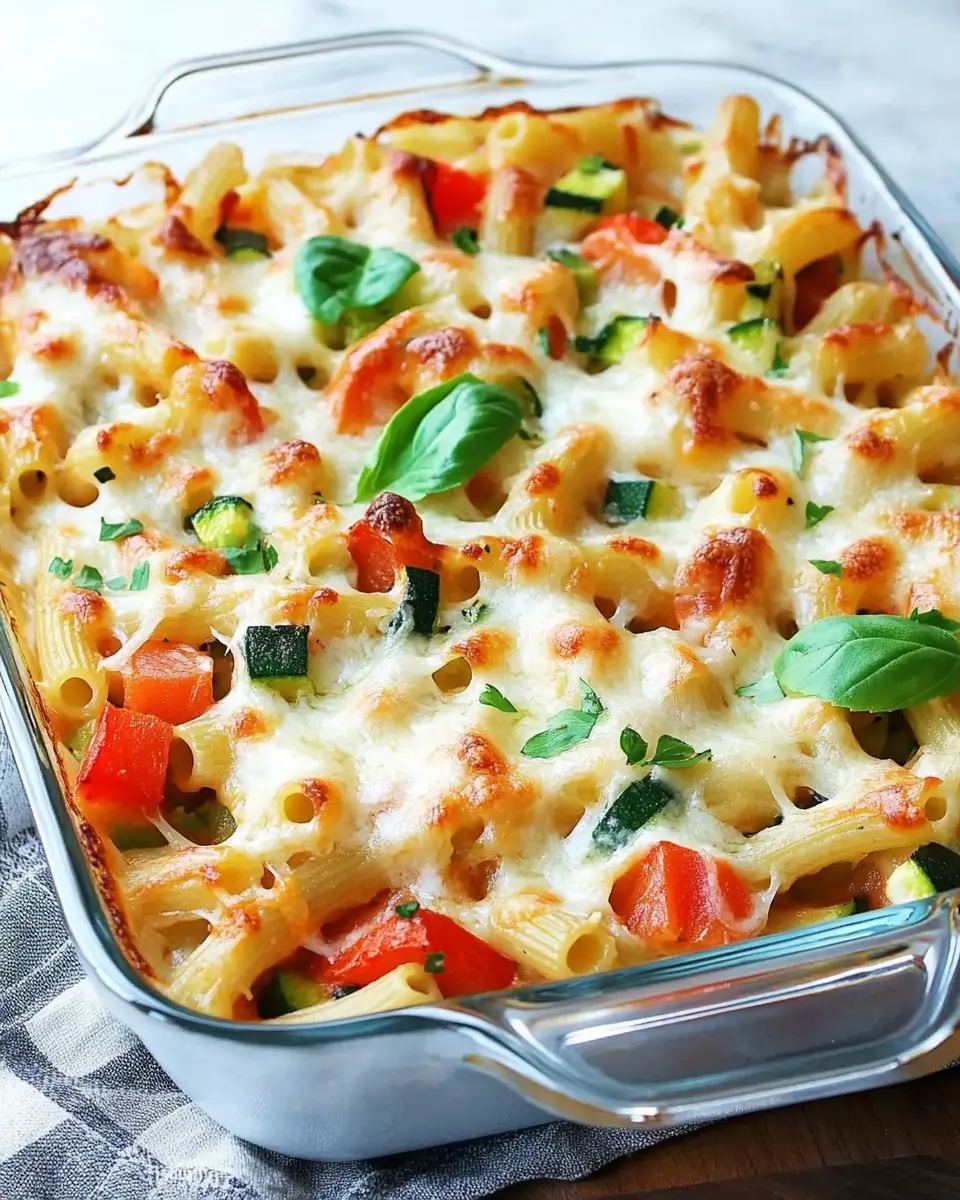 Vegetarischer Nudelauflauf: Cremig, Käsig und Unwiderstehlich! 5