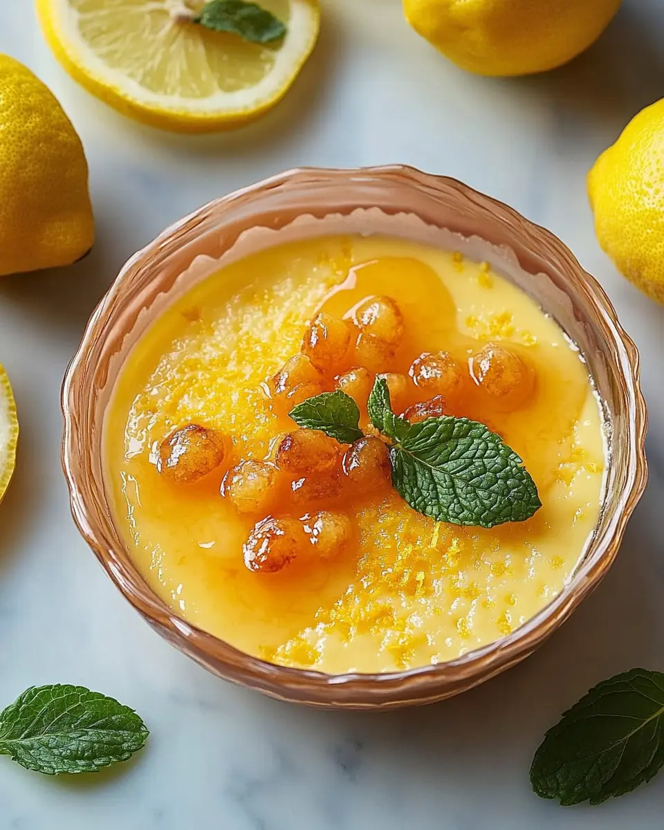 Karamellisierter Zitronenpudding: Indulge in Creamy Bliss 7