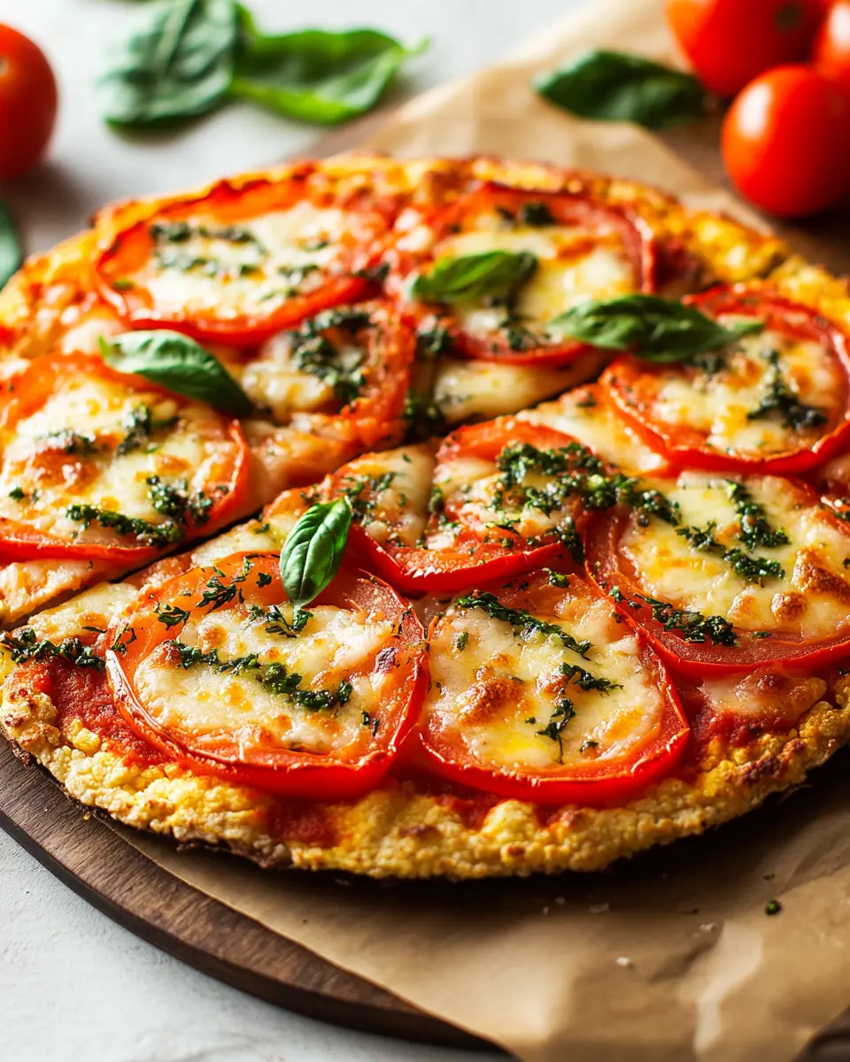 Vegane Blumenkohl-Pizza First Image First Image