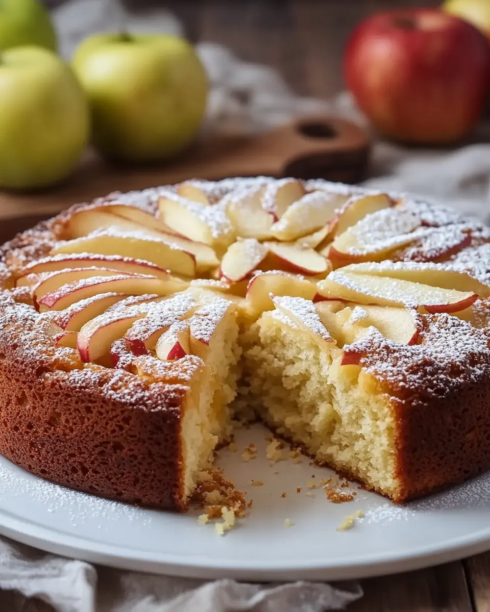 Saftiger Apfelkuchen mit Quark und Rührteig – Einfach & Unwiderstehlich First Image First Image