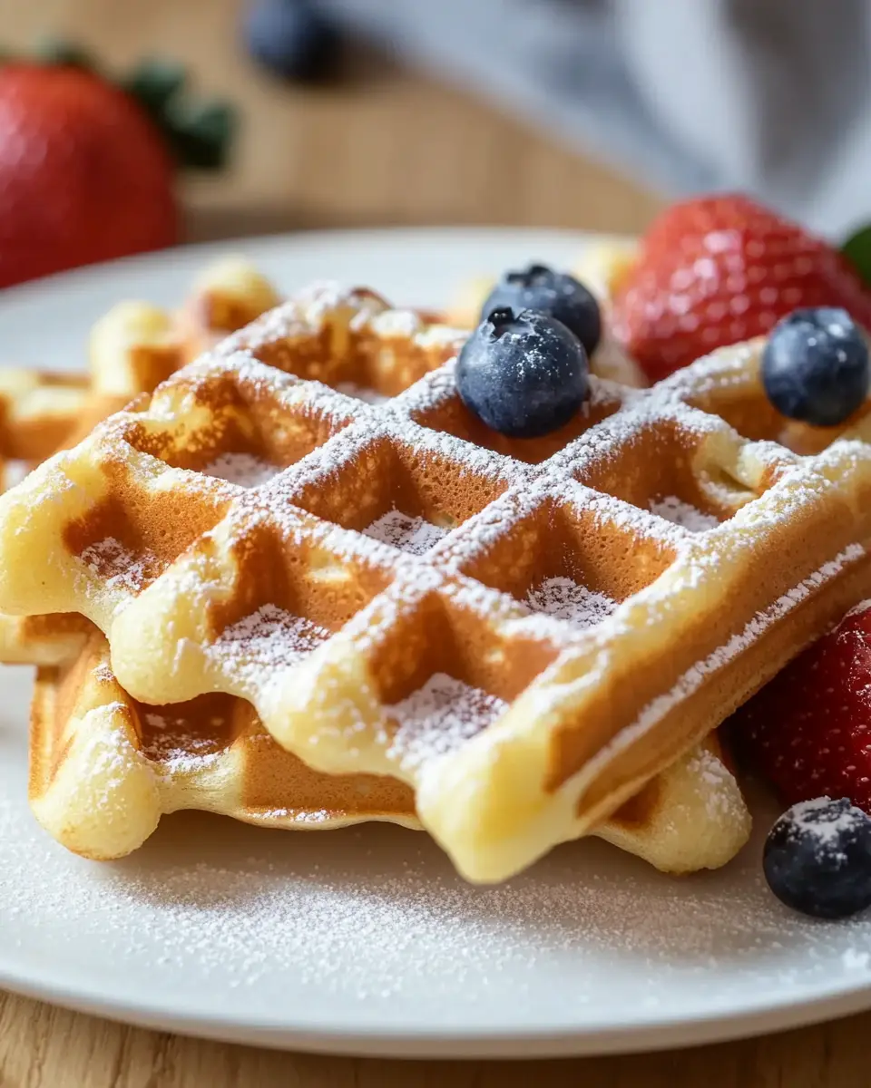 Belgische Waffeln mit Hefe: Luftig, Goldbraun & Unwiderstehlich! 6
