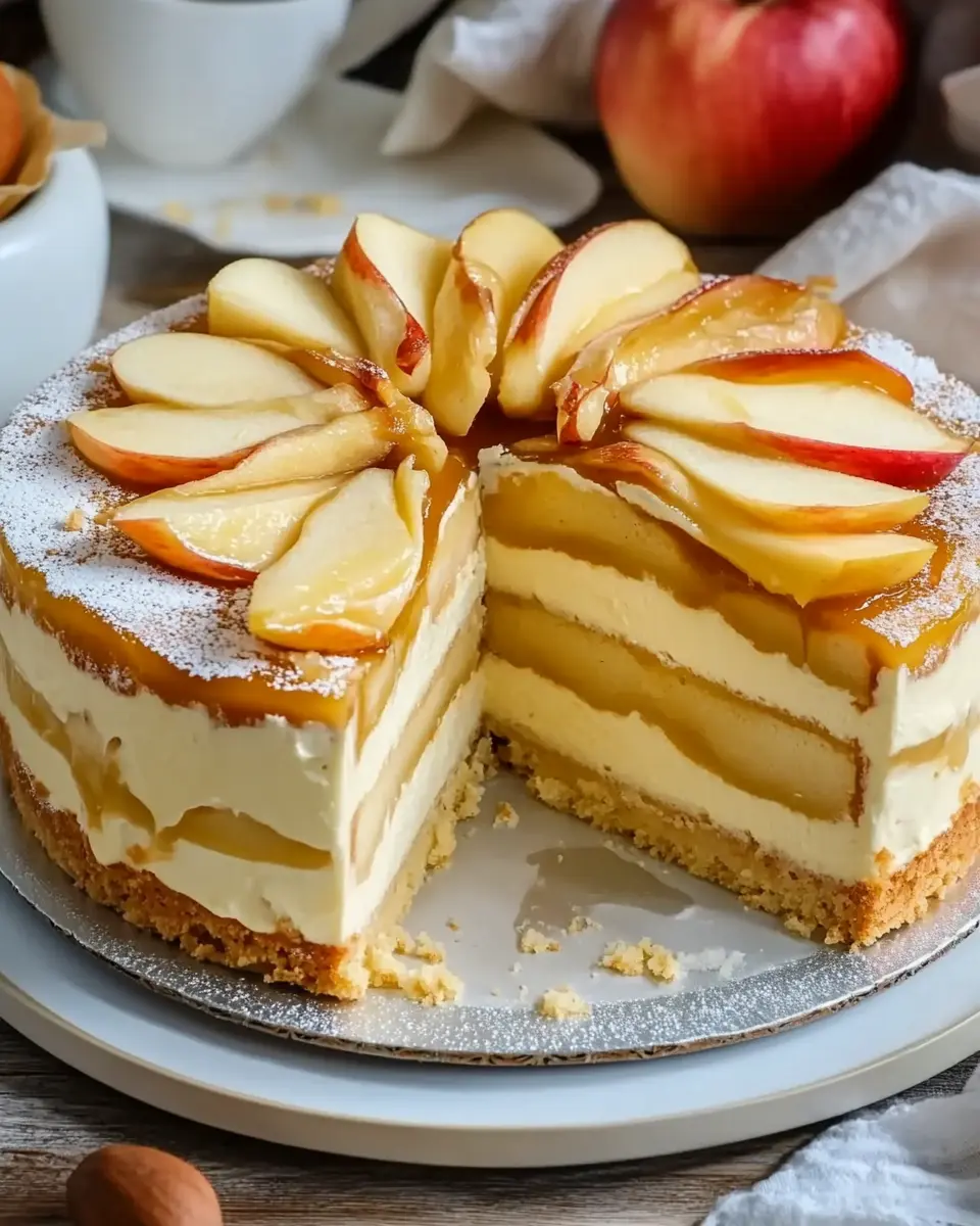 Bester Apfel Schmand Kuchen wie von Oma First Image First Image