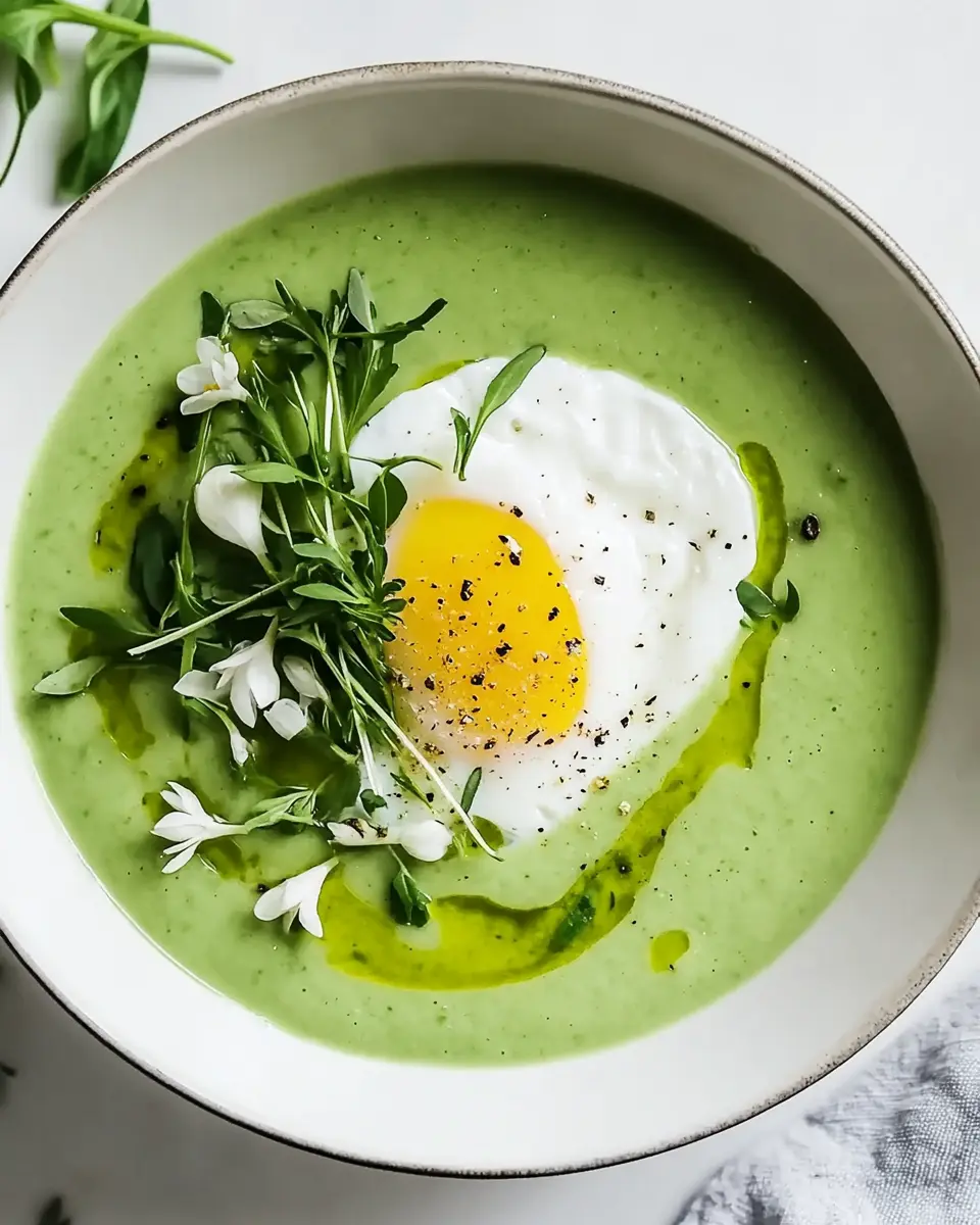 Bärlauchsuppe mit pochiertem Ei – Bestes cremiges Rezept! 6 jd9sdjtfpat0u29e55mf