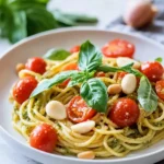 Spaghettisalat mit Pesto – Bestes Rezept einfach First Image First Image