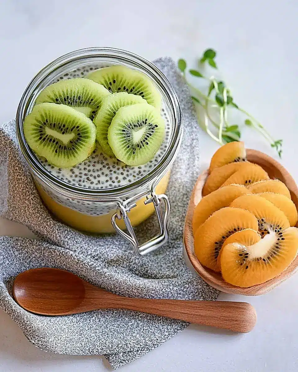 Chia Bowl mit SunGold Kiwi: The Best Grab-and-Go Delight