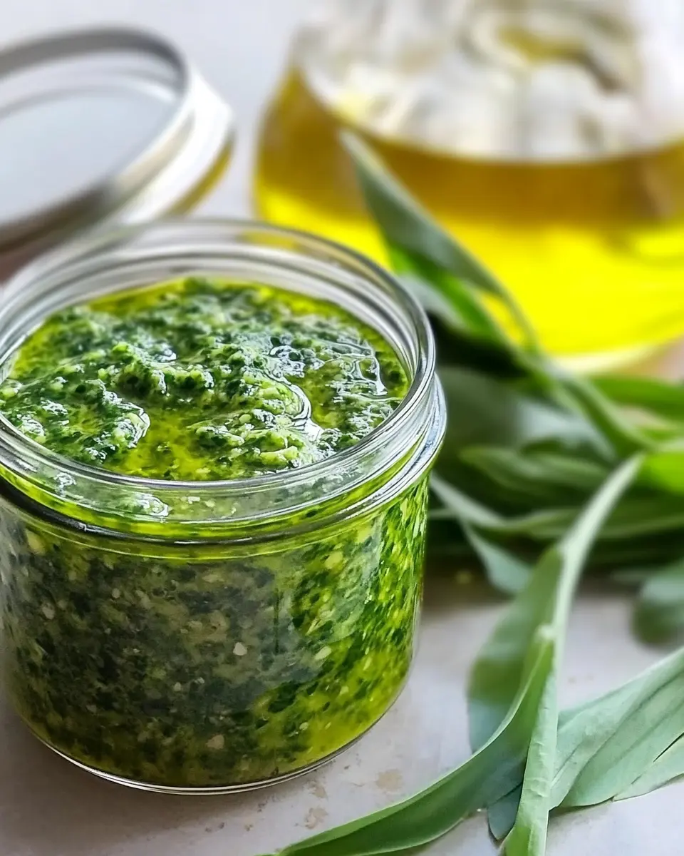Bärlauch Pesto und Bärlauch Öl – Einfaches Frühlingsrezept First Image First Image