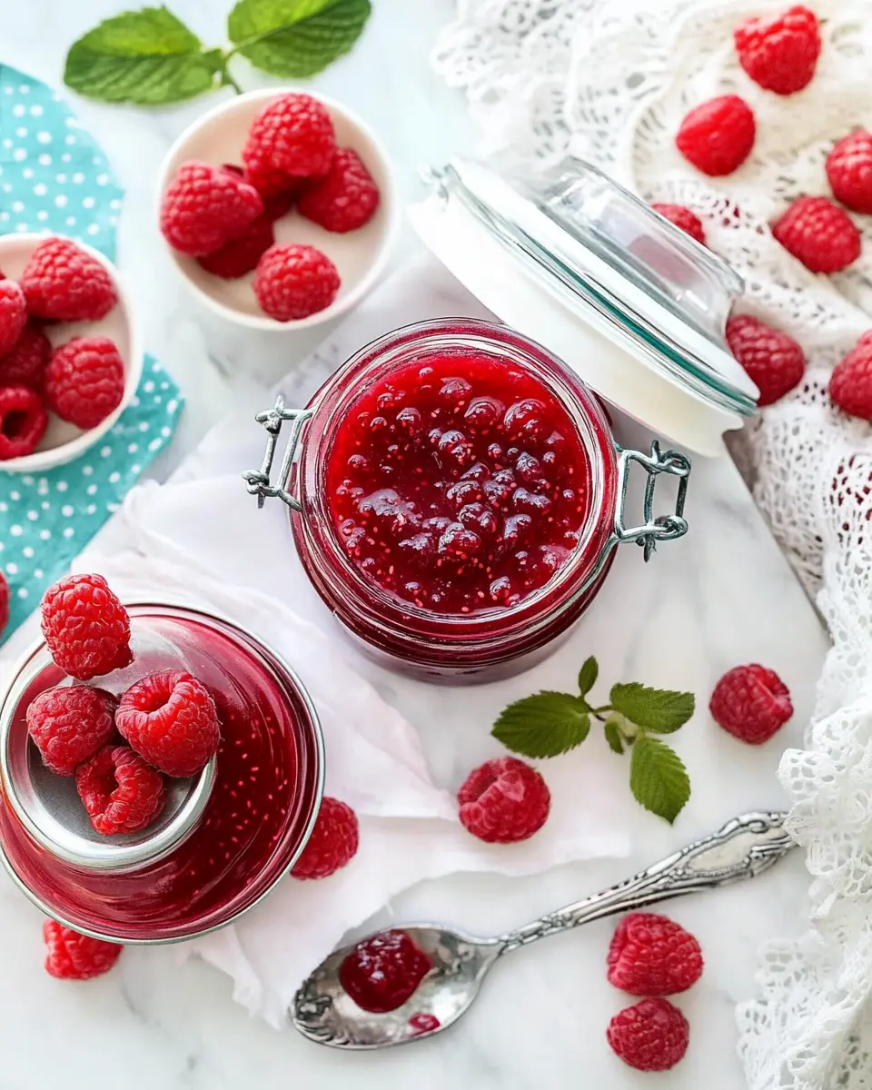 Himbeermarmelade selbst gemacht ganz einfach First Image First Image