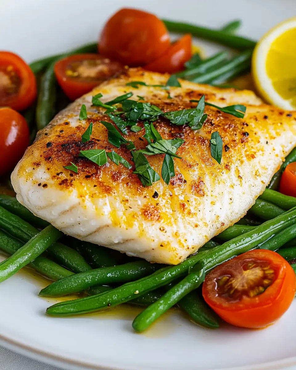 Fisch Müllerin Art: Easy Delight with Beans and Tomatoes 5