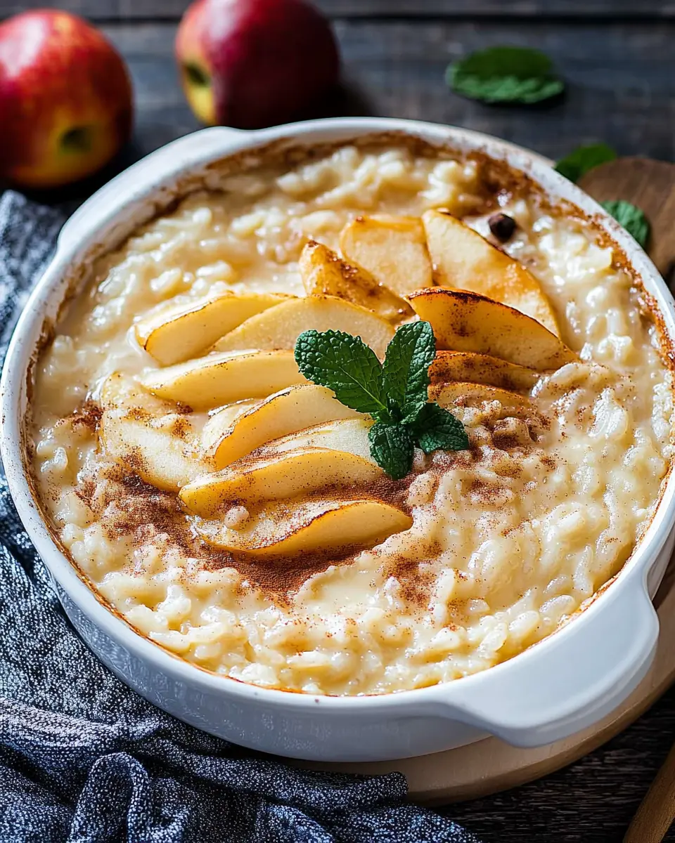 Milchreisauflauf mit Apfel ohne vorkochen First Image First Image