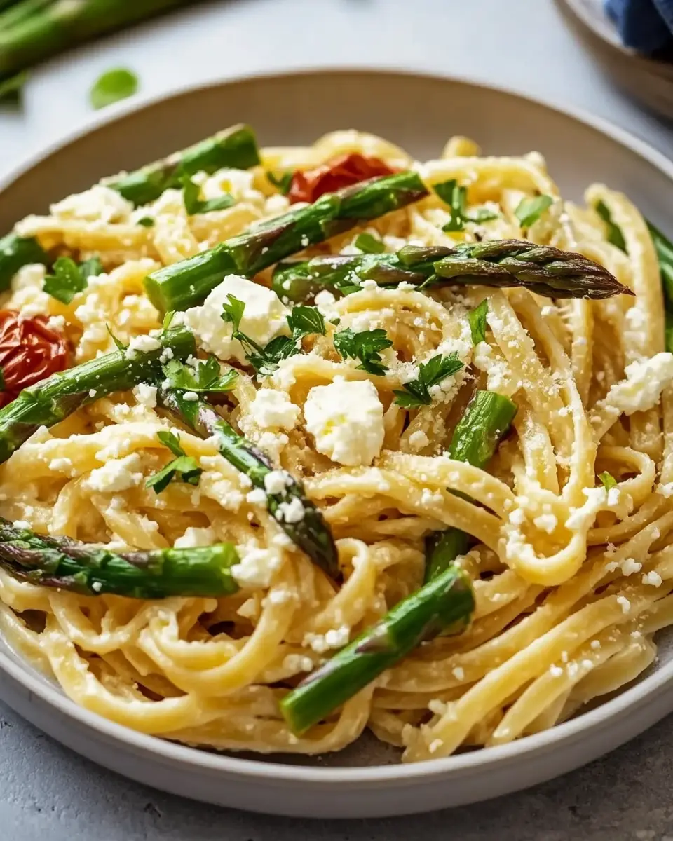 Feta Spargel Pasta Rezept – Cremig & Schnell First Image First Image