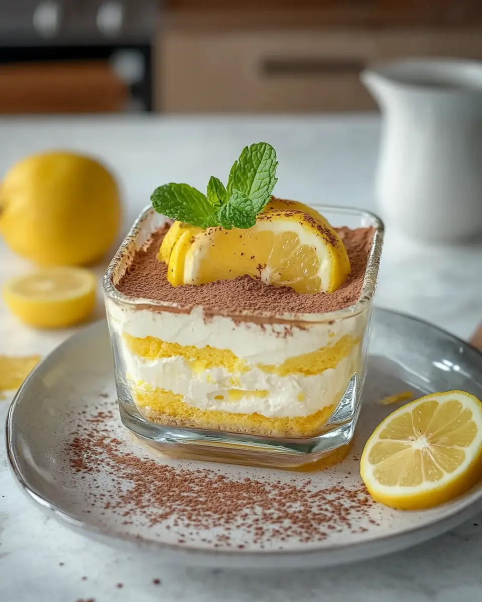 Zitronen Tiramisu Rezept – Einfach & Cremig First Image First Image