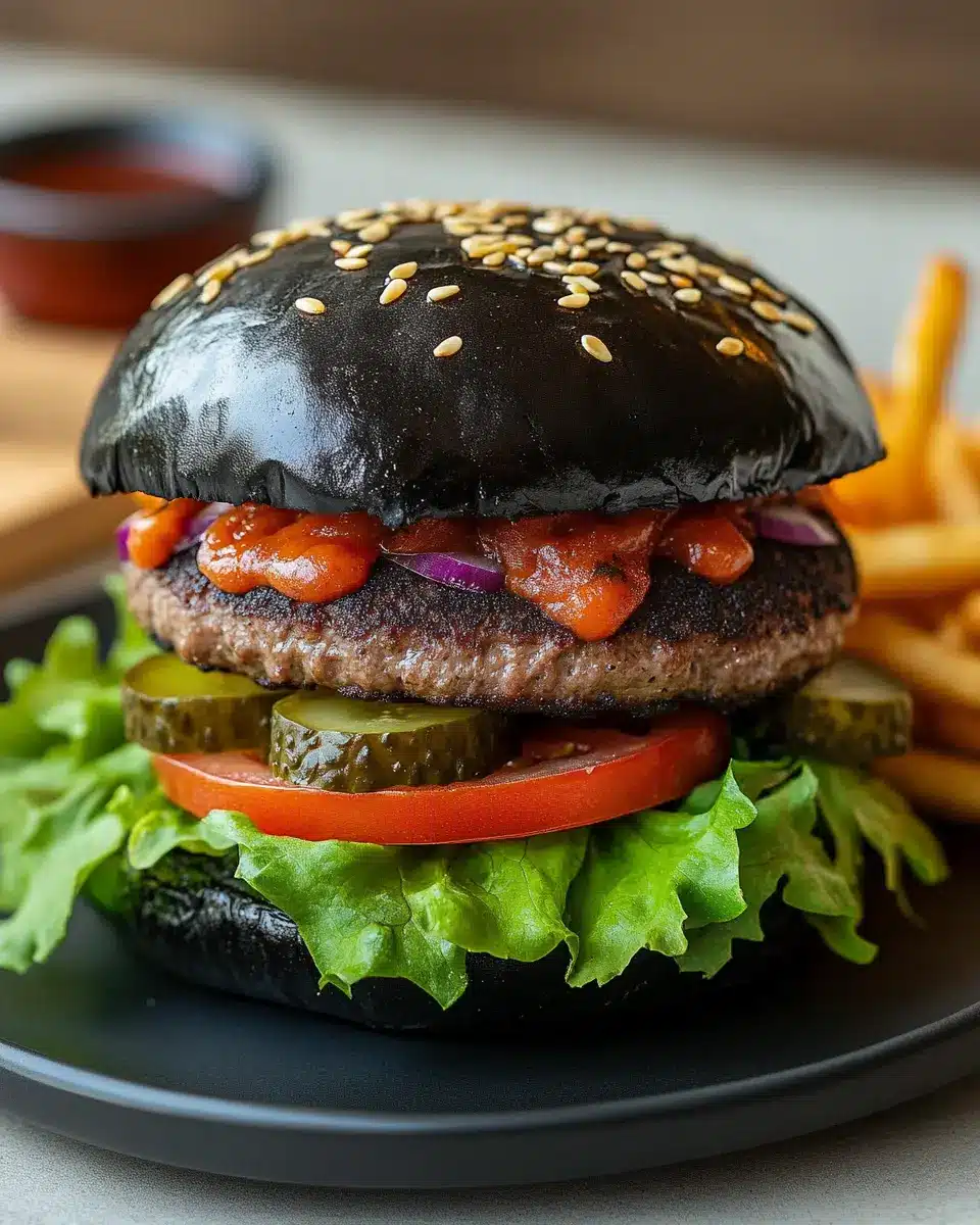 Black Magic Burger: Indulge in a Colorful Flavor Explosion 7