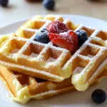 Belgische Waffeln mit Hefe – Luftig, Goldbraun & Unwiderstehlich First Image First Image