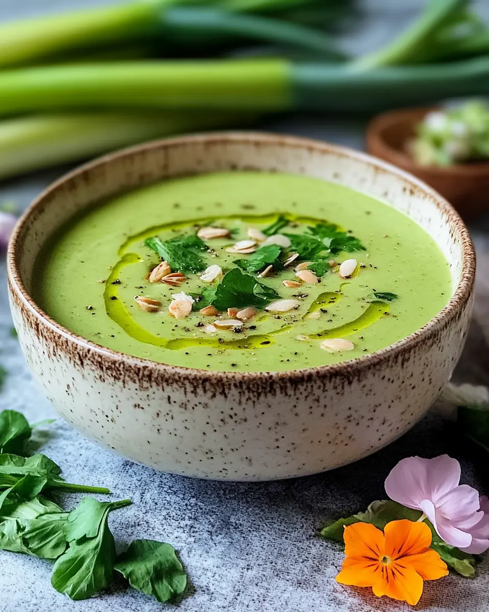 Vegane Bärlauchsuppe: Cremiges Frühlingsrezept zum Verlieben