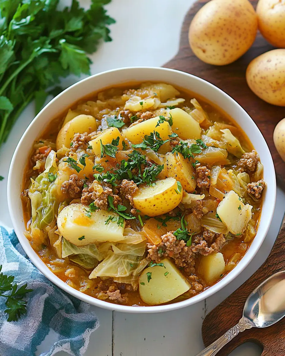 Wirsingeintopf mit Hackfleisch und Kartoffeln: Cozy Comfort Food 5 skcizunegllermoemp1w