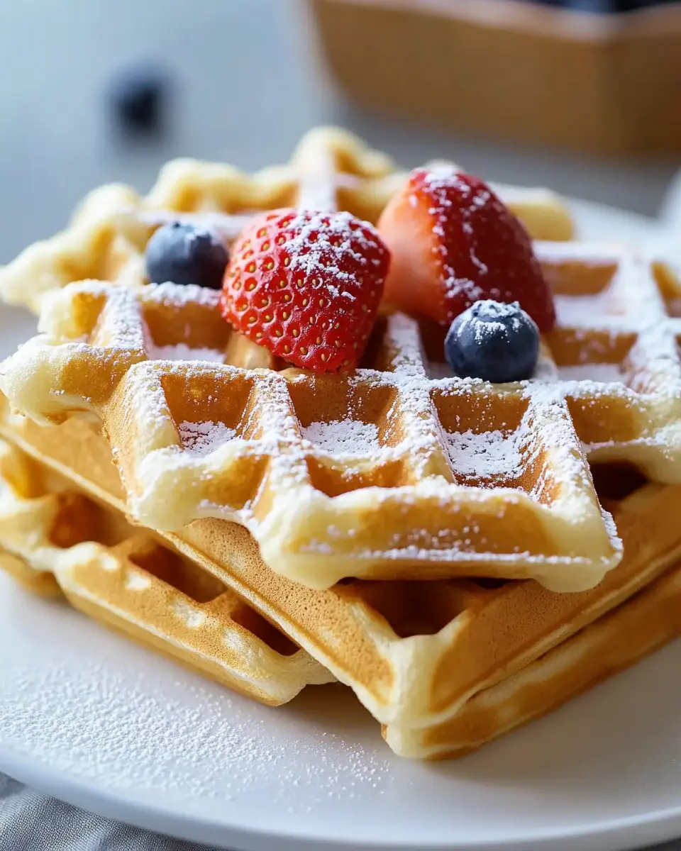 Belgische Waffeln mit Hefe: Luftig, Goldbraun & Unwiderstehlich! 7
