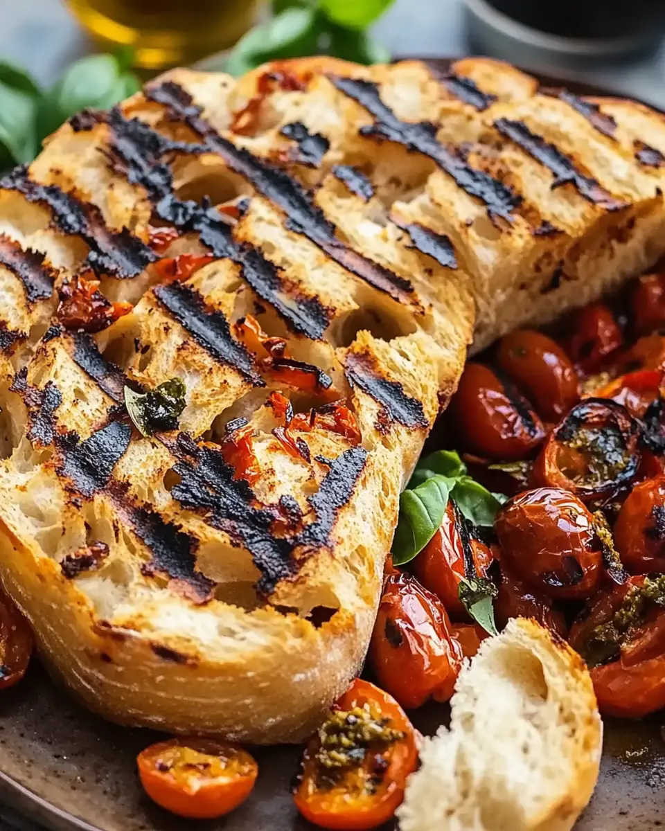 Mediterranes Grillbrot Rezept einfach & lecker First Image First Image