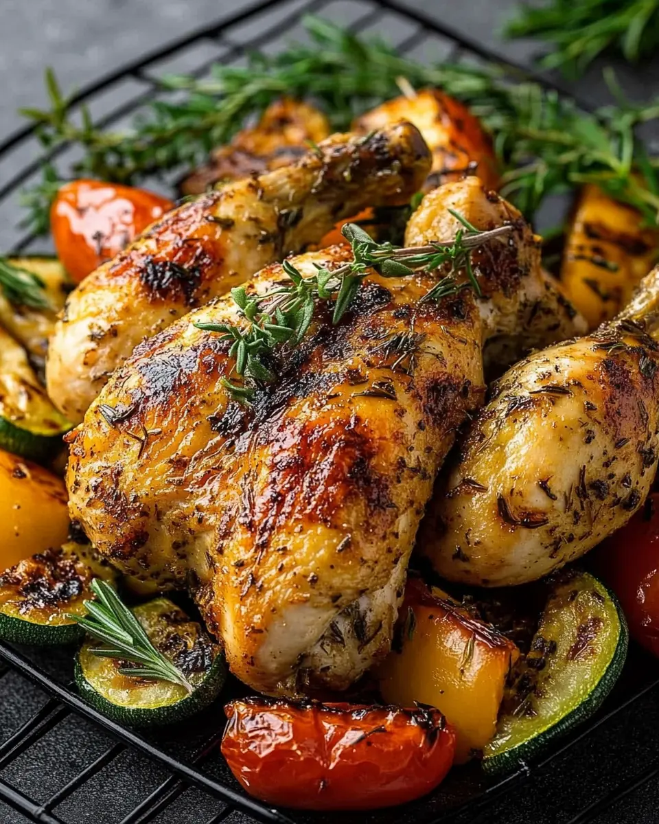 Französisches Hähnchen à la Provence – knusprig gegrillt First Image First Image