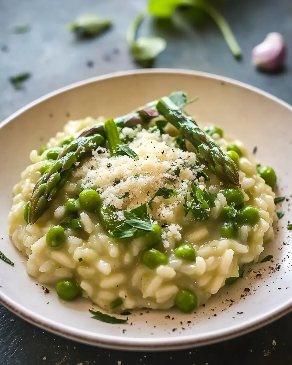 Grüner Spargel Risotto – Cremiges Frühlingsrezept First Image First Image