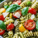 Nudelsalat mit Pesto – Schnelles Rezept in 15 Minuten First Image First Image