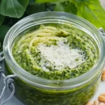 Frisch aus dem Garten Rezept – Bestes Pesto in 15 Minuten First Image First Image