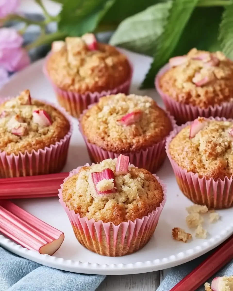 Rhabarber Muffins – Saftig, Einfach & Perfekt für den Frühling First Image First Image