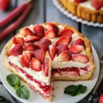 Erdbeer-Rhabarber-Kuchen – Ein fruchtiger Genuss für alle Jahreszeiten First Image First Image