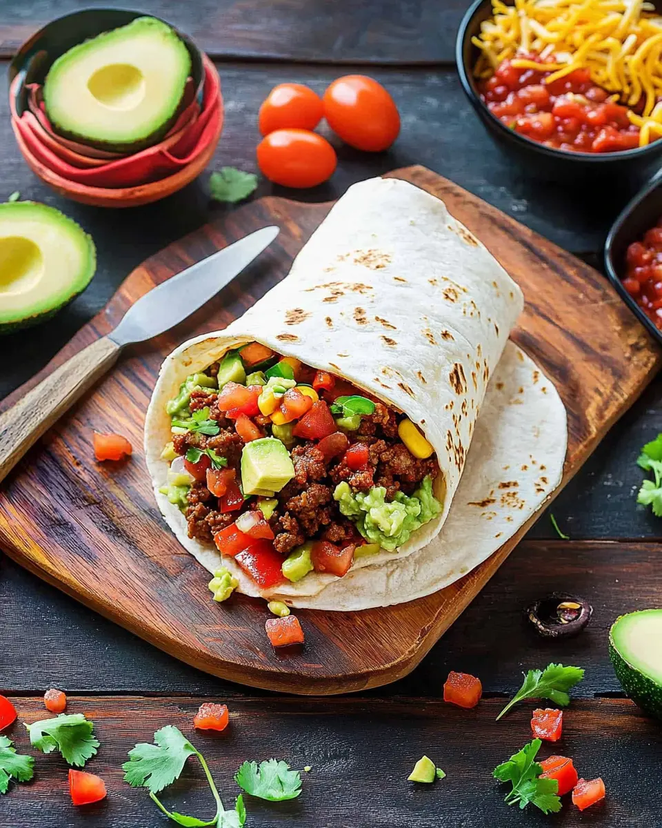 Burrito mexikanischer Wrap: Easy, Flavor-Packed Comfort! 7 kvbjqgsatfz1qoqenidw