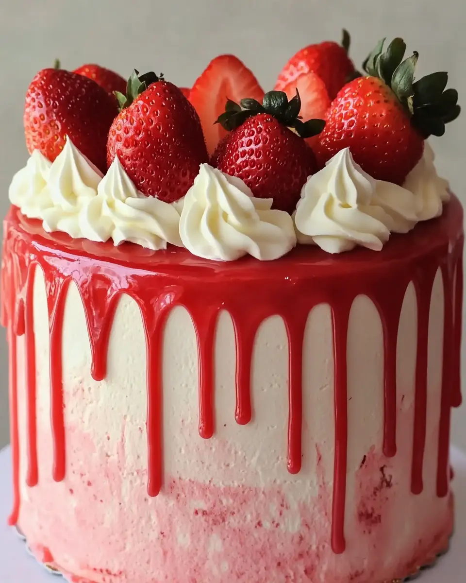 Erdbeer Torte mit Drip: Die beste perfekte Geburtstagstorte 6 lh6idnzzaap8mzogbme7